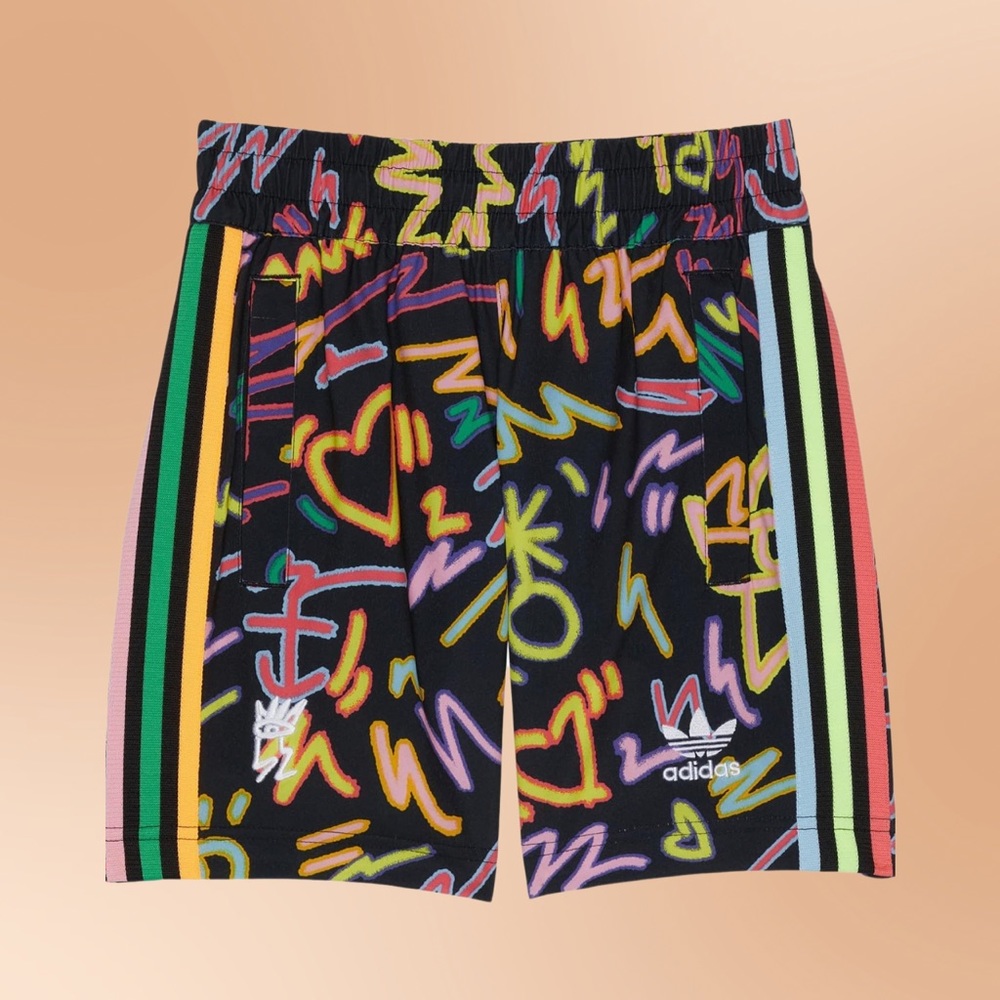 <Adidas> Originals Kids' Love Unites Shorts NWT🔥